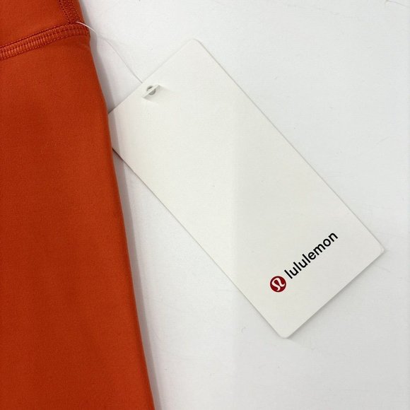LULULEMON Wunder Train HR Tight 25” Orange Leggings High Waisted Size 2 NWT‎ $98 - Picture 4 of 9